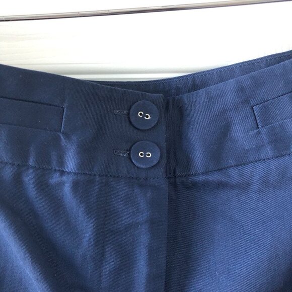 4/$25 Laundry by Shelli Segal Blue Cropped Dress Pants - Picture 4 of 8